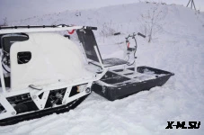 Модуль толкач с санями с отбойником для мотособаки КОЙРА Богатырь / KOiRA 500