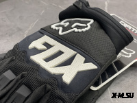 Перчатки взрослые FOX XD2-1 цв. Черно-белый  р. L