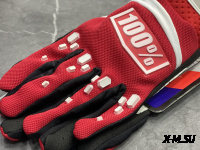 Перчатки взрослые 100% XD2-11 цв. Красный р. XL