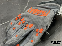 Перчатки взрослые 100% XD2-11 цв. Серо-оранжевый р. XL
