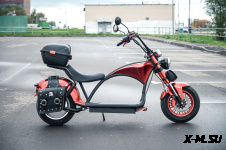 Электробайк WHITE SIBERIA WILD WHEEL RED 3950W
